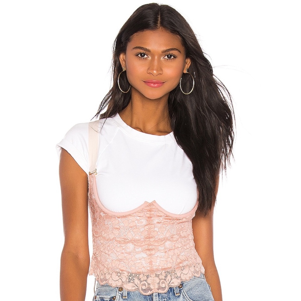 Pink Bustier by HAH X Revolve